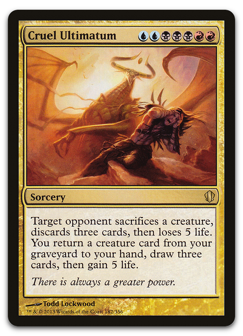 Cruel Ultimatum (Commander 2013)