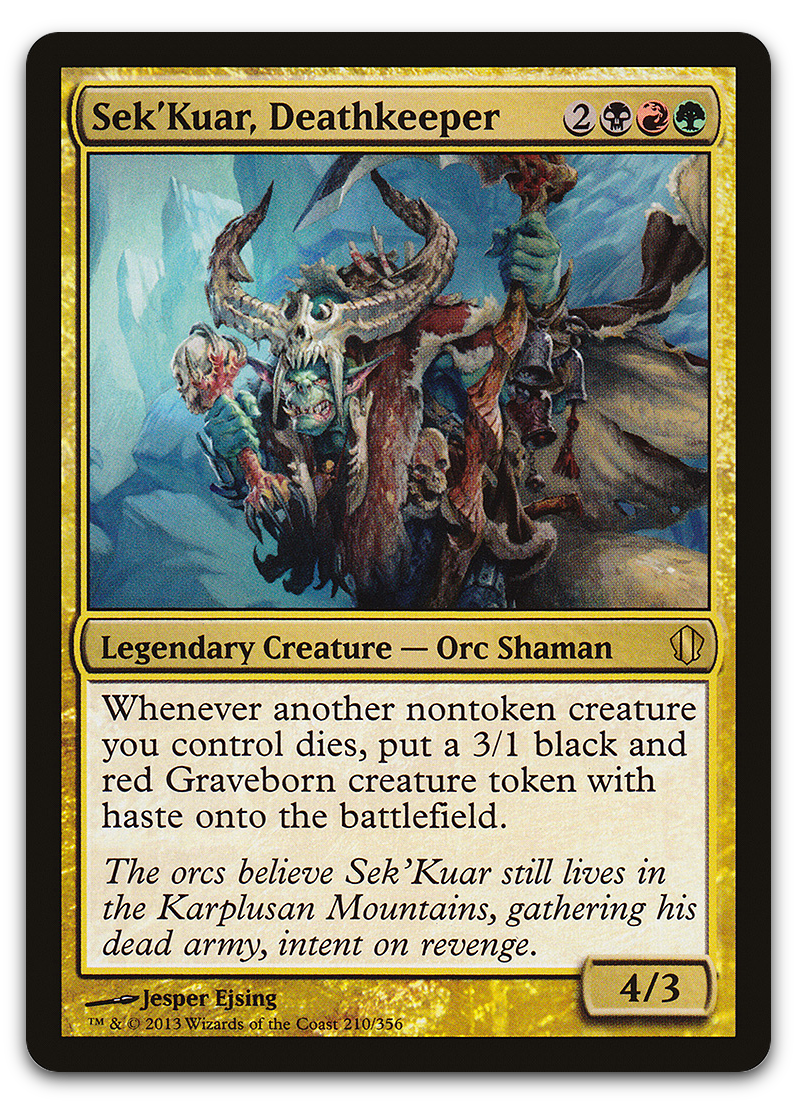 Sek'Kuar, Deathkeeper (Commander 2013)