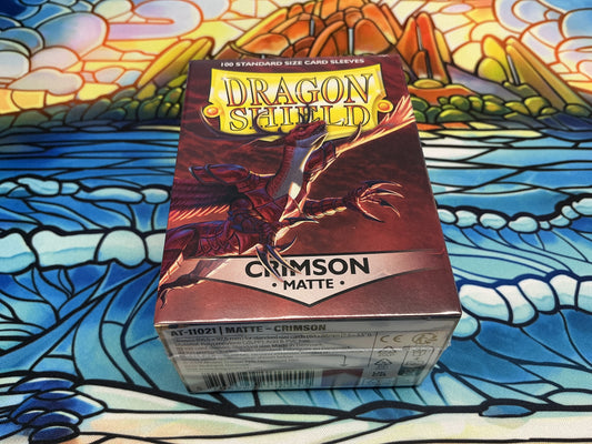 Dragon Shield Sleeves: Standard- Matte Crimson (100 ct.)