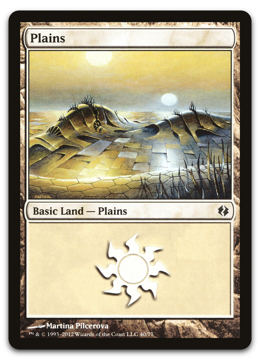 Plains (40) (Duel Decks: Venser vs. Koth)