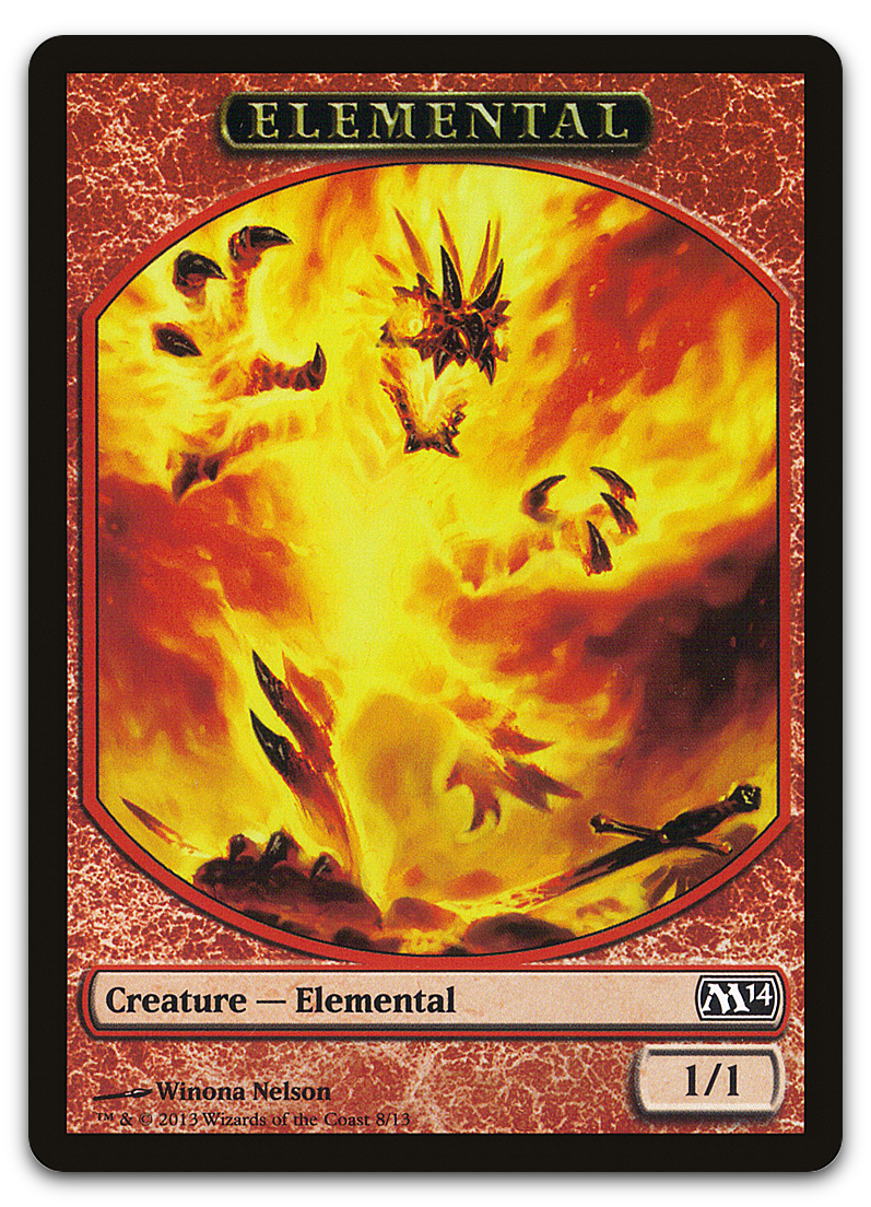 Elemental Token (8) (Magic 2014 (M14))