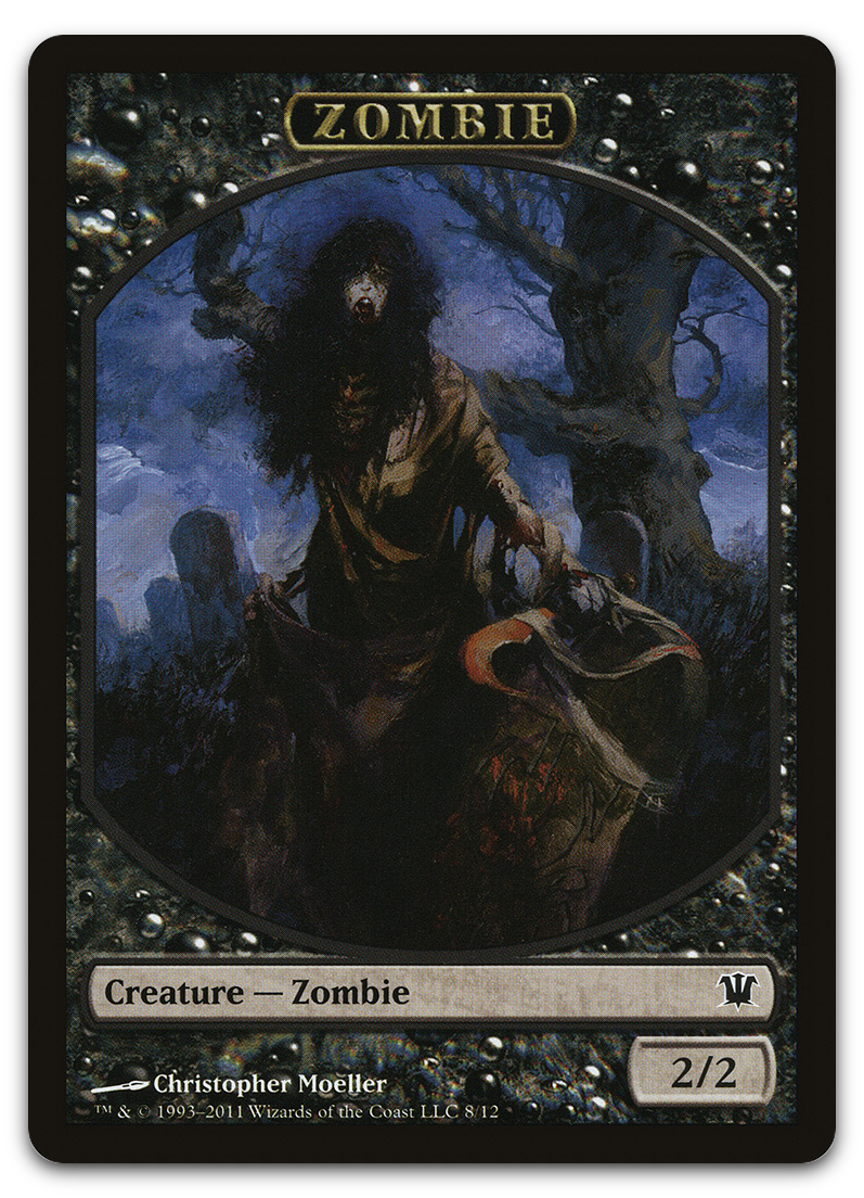 Zombie Token (8) (Innistrad)