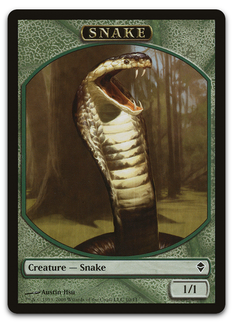 Snake Token (Zendikar)
