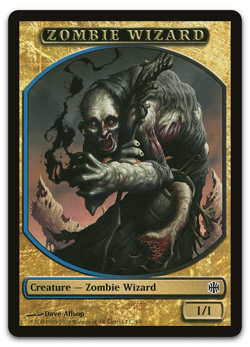 Zombie Wizard Token (Alara Reborn)