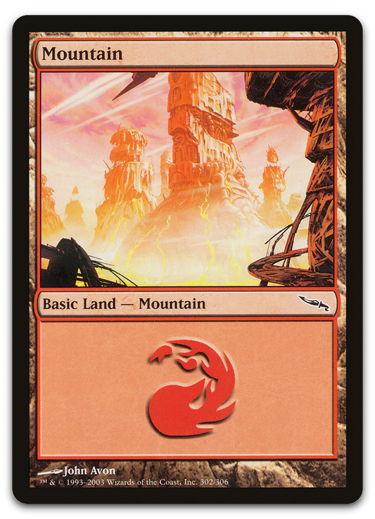 Mountain (302) (Mirrodin)