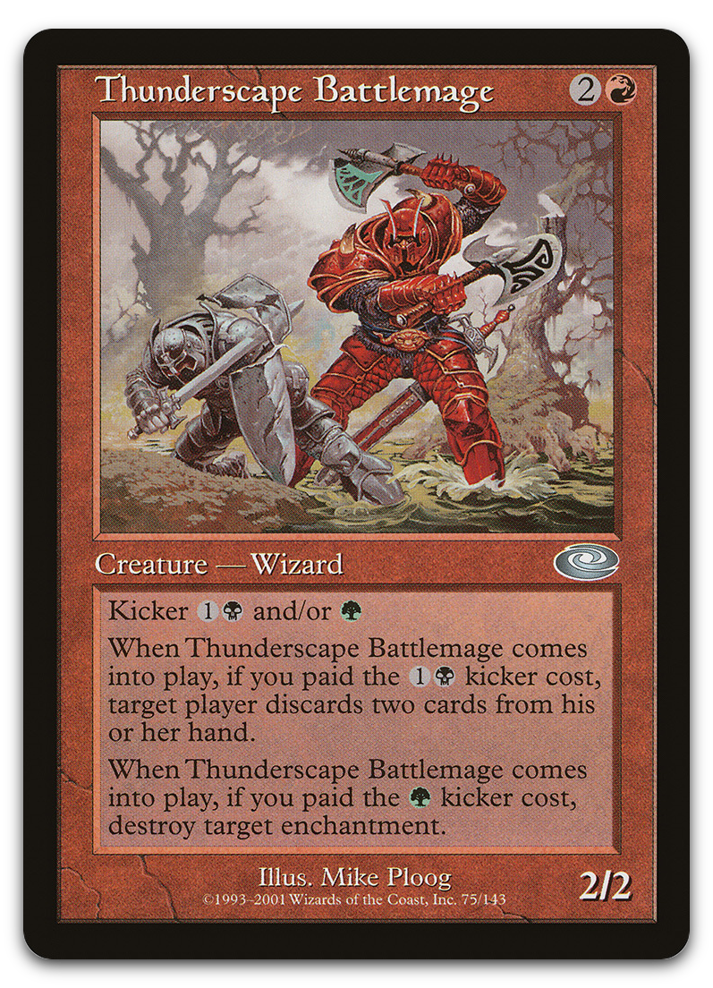 Thunderscape Battlemage (Planeshift)
