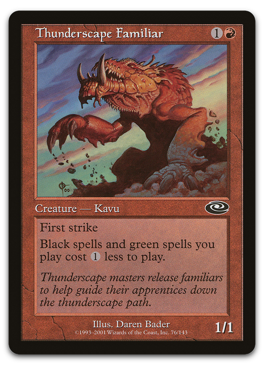 Thunderscape Familiar (Planeshift)