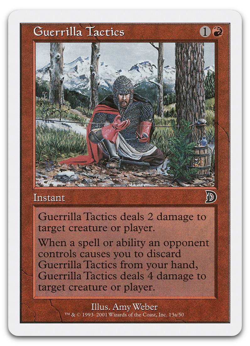 Guerrilla Tactics (13a) (Deckmasters Garfield vs Finkel)