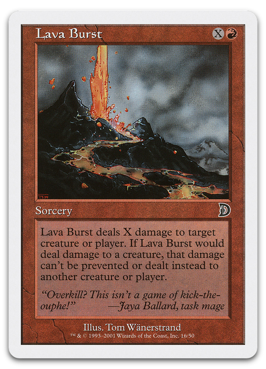 Lava Burst (Deckmasters Garfield vs Finkel)