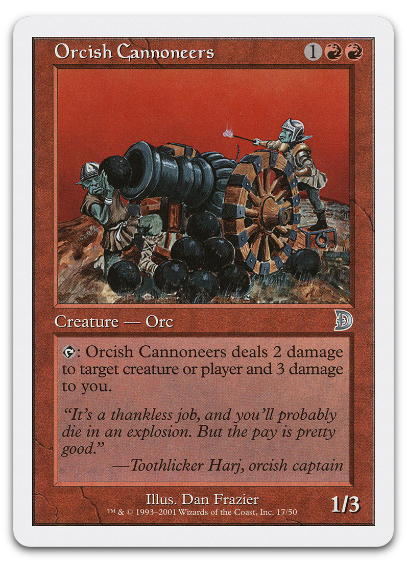 Orcish Cannoneers (Deckmasters Garfield vs Finkel)
