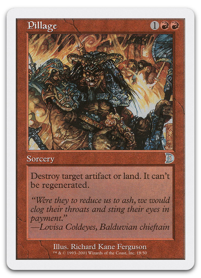 Pillage (Deckmasters Garfield vs Finkel)