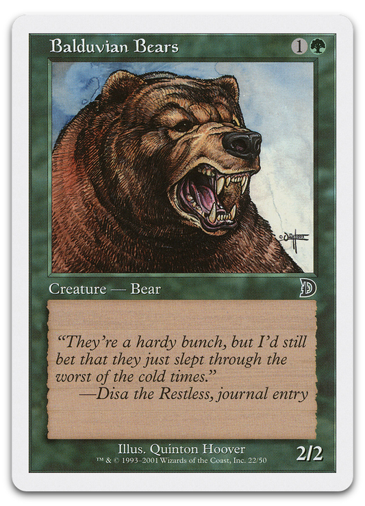 Balduvian Bears (Deckmasters Garfield vs Finkel)