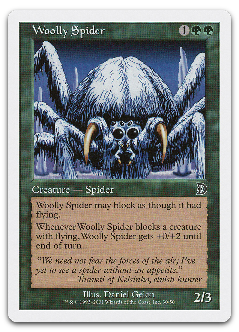 Woolly Spider (Deckmasters Garfield vs Finkel)
