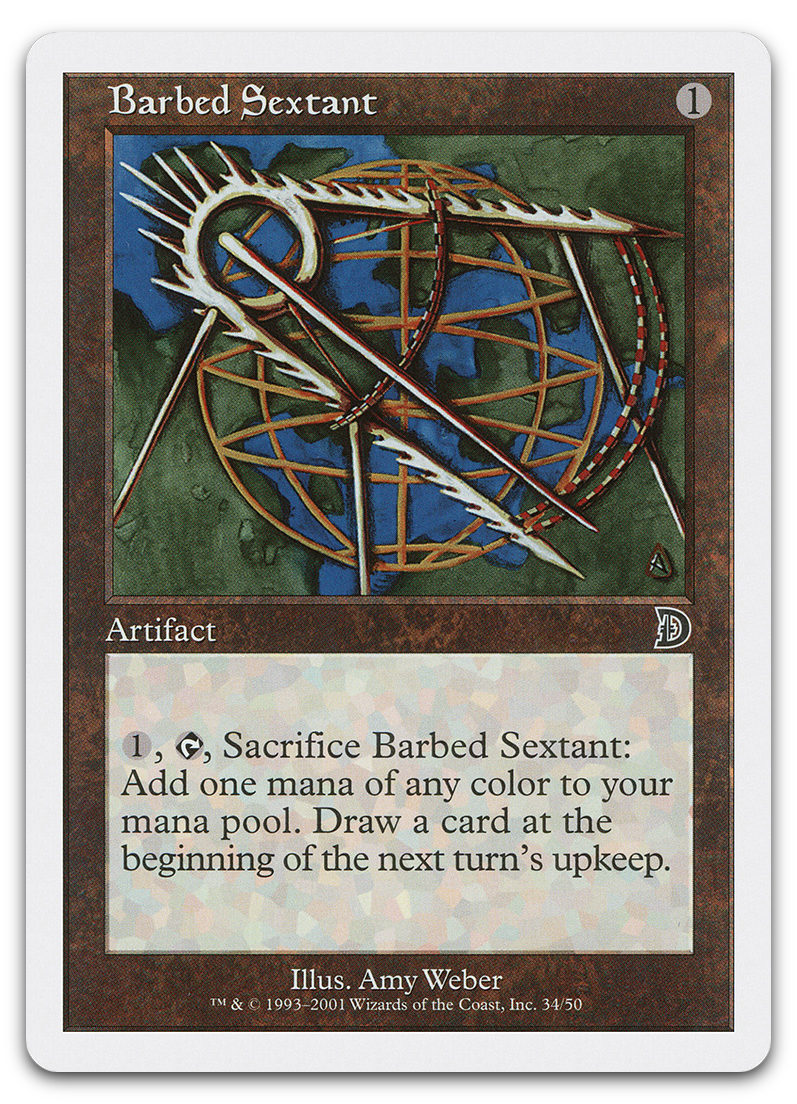 Barbed Sextant (Deckmasters Garfield vs Finkel)