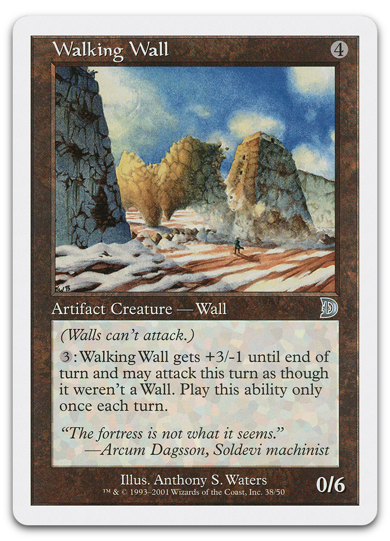 Walking Wall (Deckmasters Garfield vs Finkel)