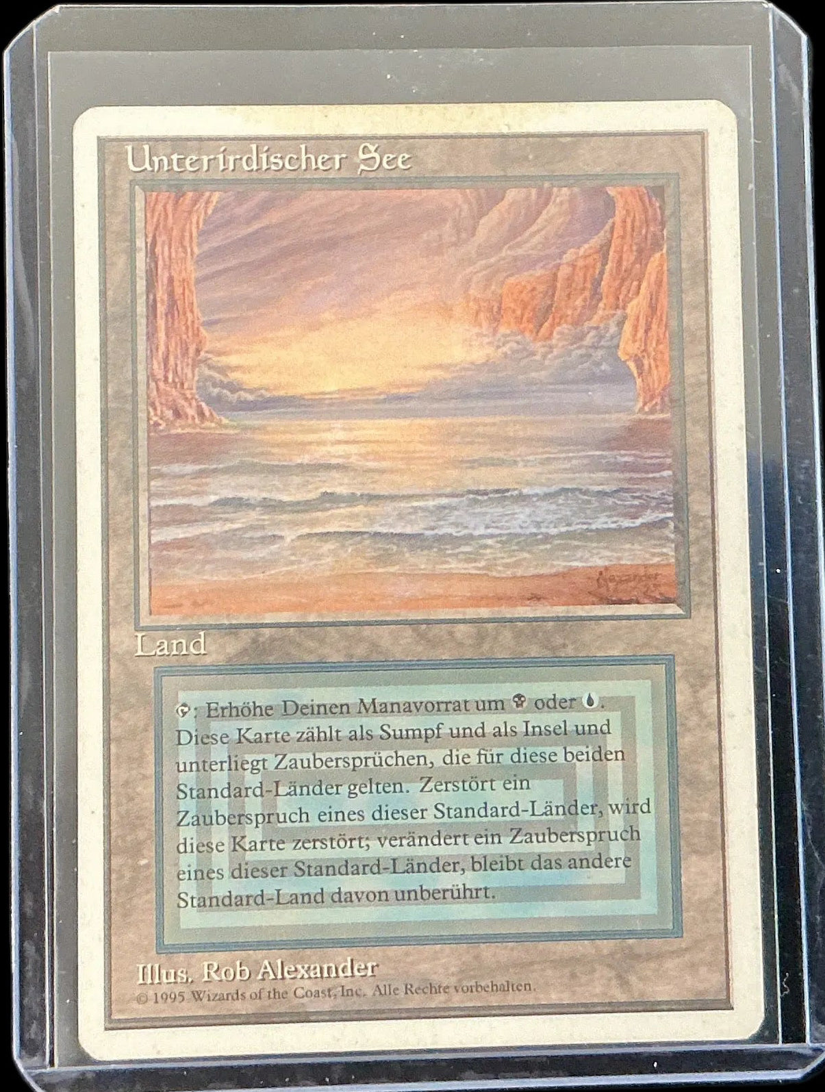 Underground Sea (Revised Edition) (GERMAN LANGUAGE) (HEAVILY PLAYED)[Unterirdischer See]