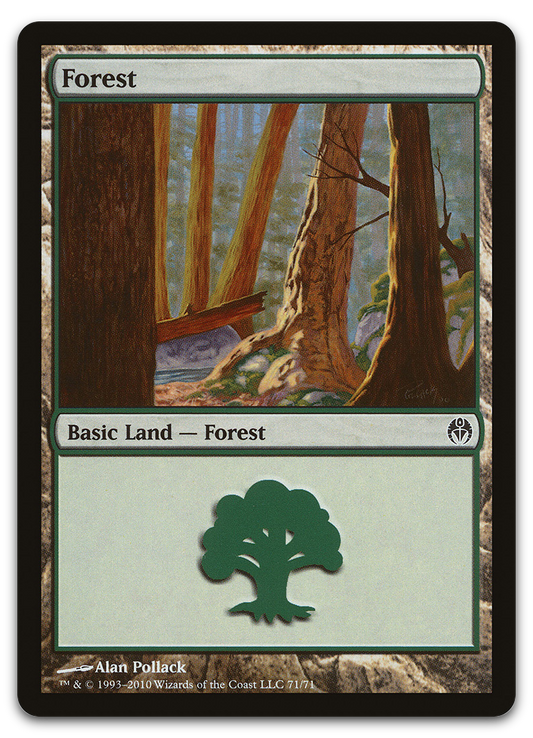 Forest (71) (Duel Decks: Phyrexia vs. the Coalition)