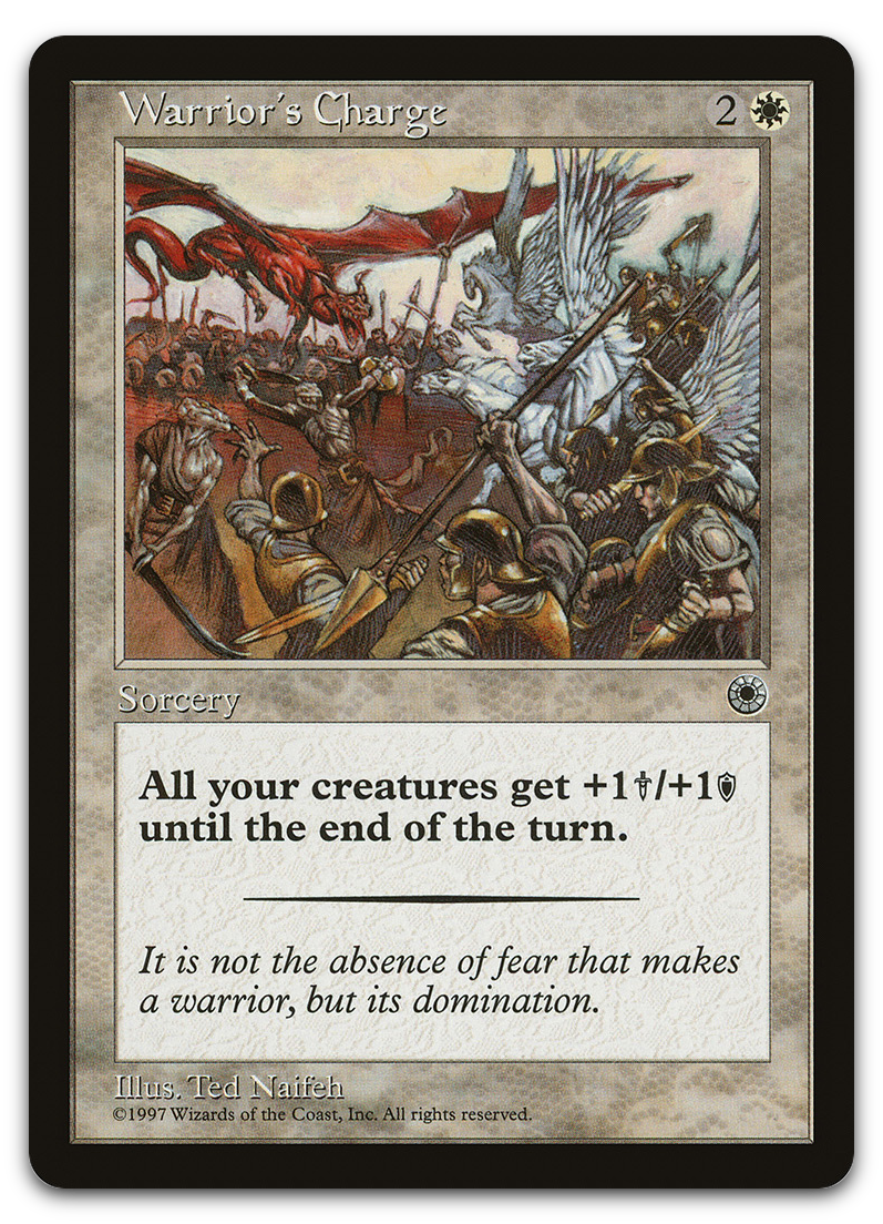 Warrior's Charge (Flavor Text) (Portal)