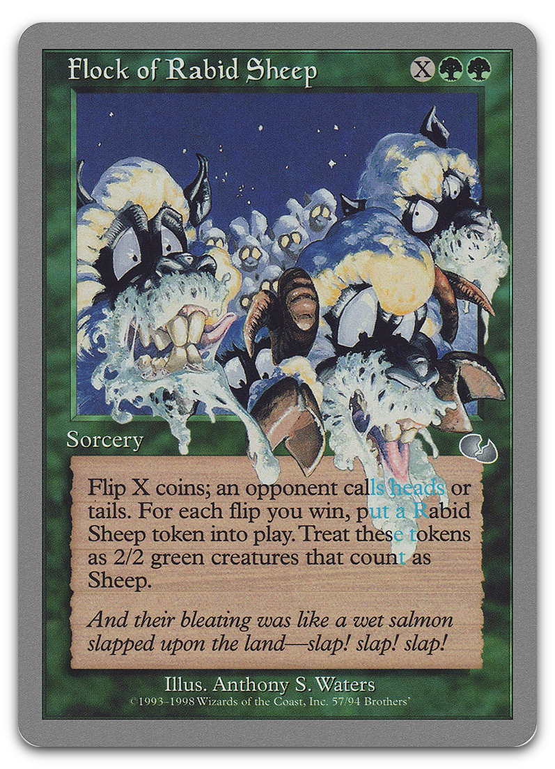Flock of Rabid Sheep (Unglued)