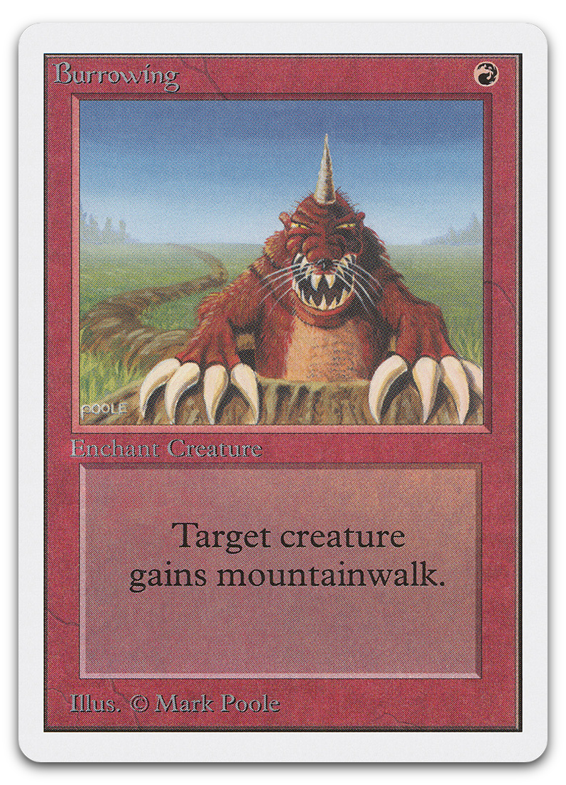 Burrowing (Unlimited Edition)