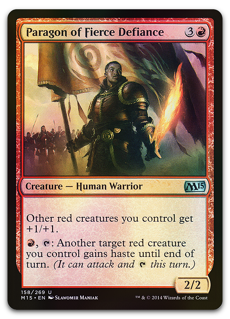 Paragon of Fierce Defiance (Magic 2015 (M15))