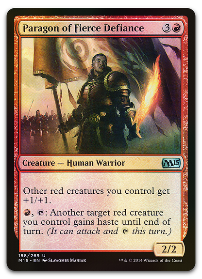 Paragon of Fierce Defiance (Magic 2015 (M15))
