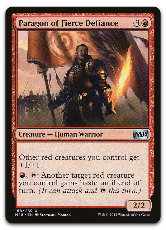 Paragon of Fierce Defiance (Magic 2015 (M15))