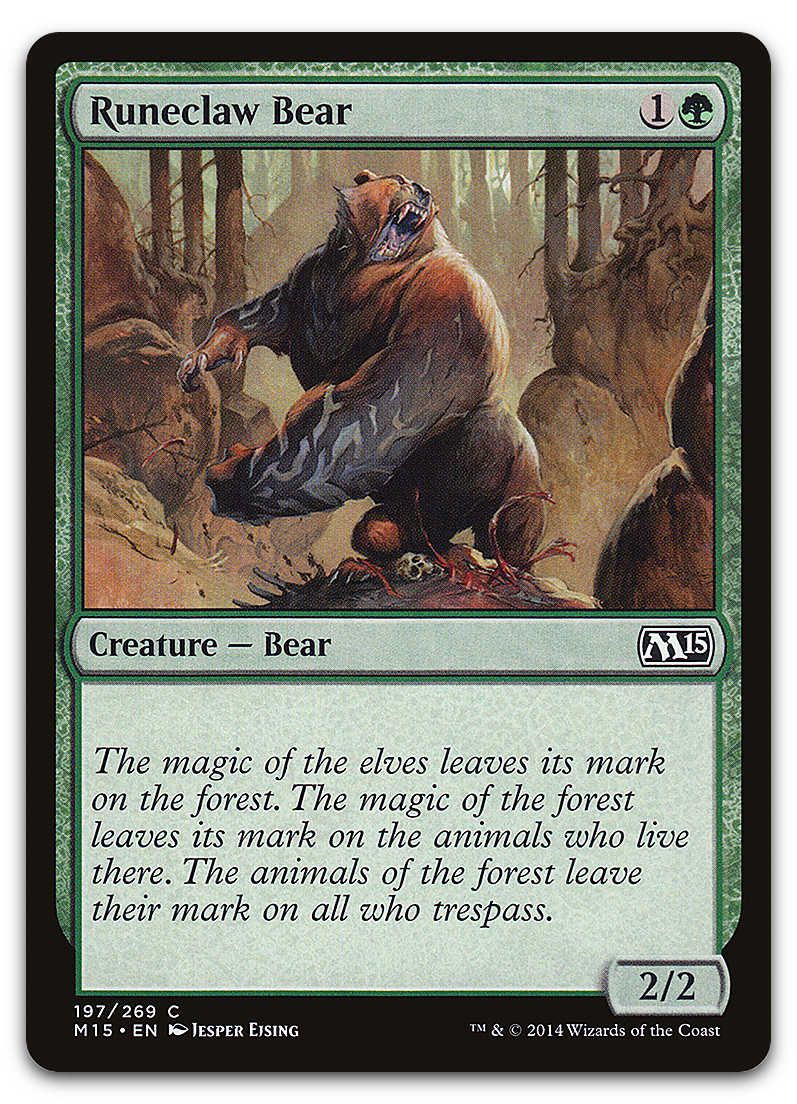 Runeclaw Bear (Magic 2015 (M15))