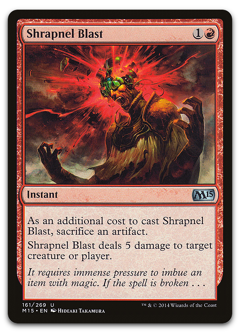 Shrapnel Blast (Magic 2015 (M15))