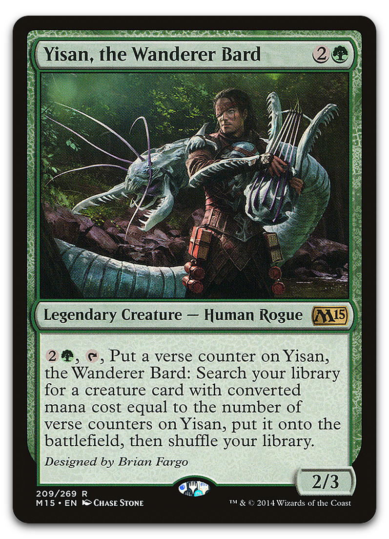 Yisan, the Wanderer Bard (Magic 2015 (M15))