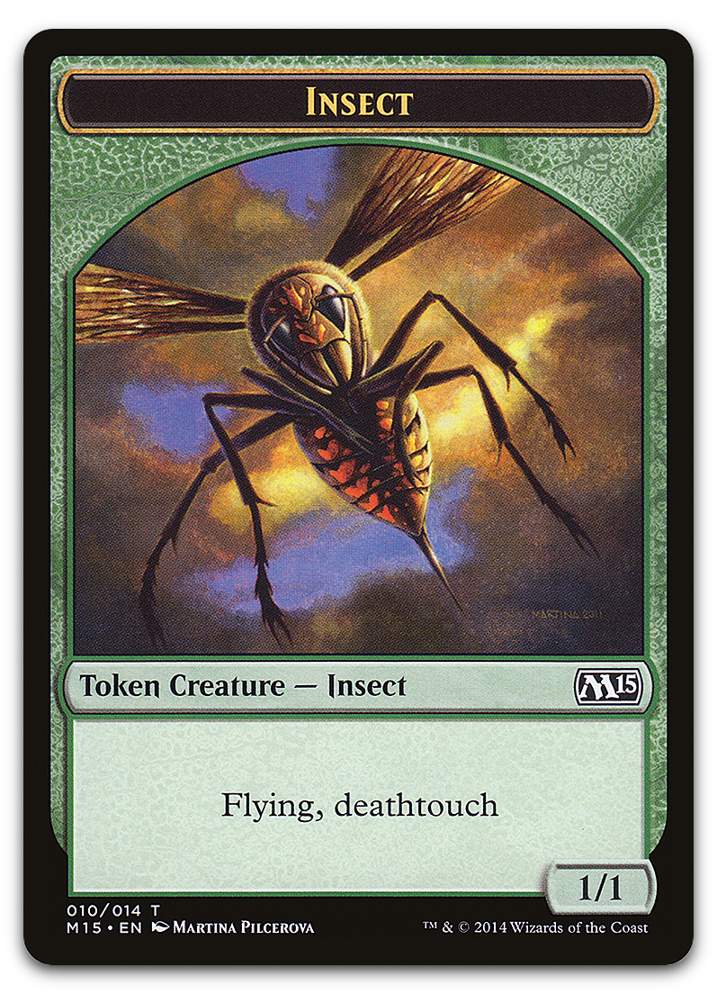Insect Token (Deathtouch) (Magic 2015 (M15))