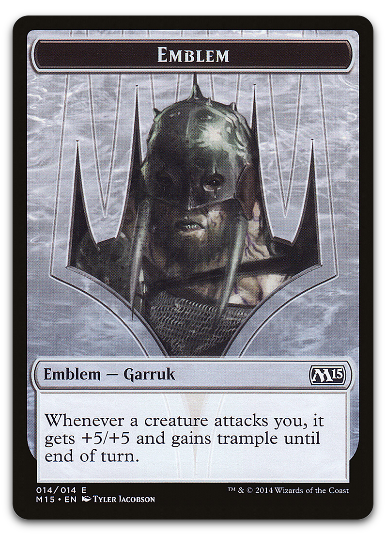 Emblem - Garruk, Apex Predator (Magic 2015 (M15))