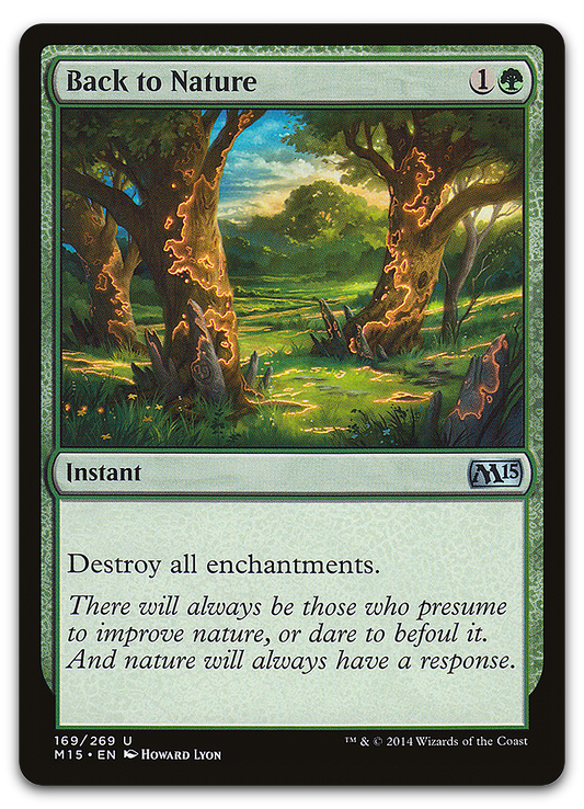 Back to Nature (Magic 2015 (M15))