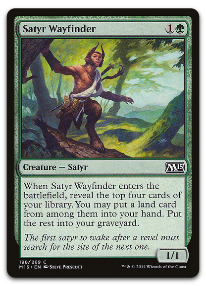 Satyr Wayfinder (Magic 2015 (M15))