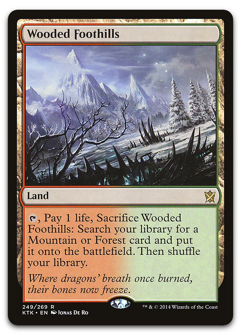 Wooded Foothills (Khans of Tarkir)