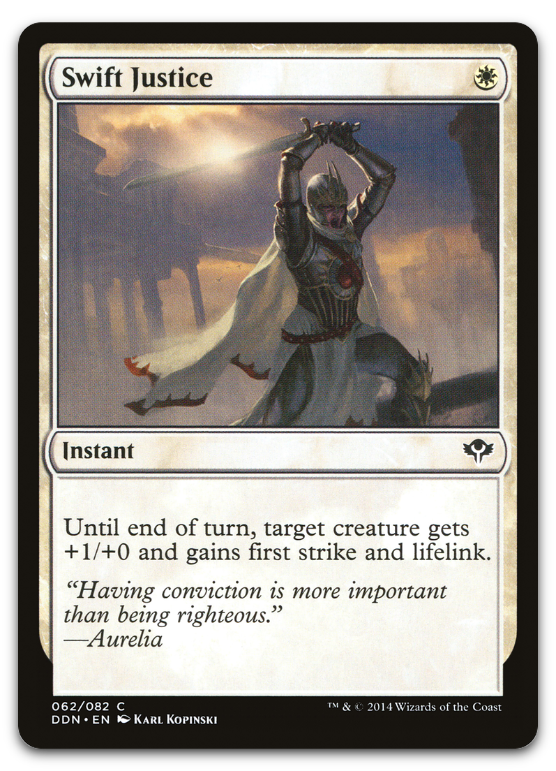 Swift Justice (Duel Decks: Speed vs. Cunning)