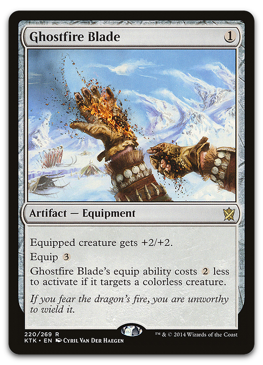 Ghostfire Blade (Khans of Tarkir)