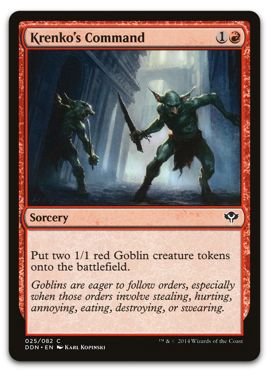 Krenko's Command (Duel Decks: Speed vs. Cunning)