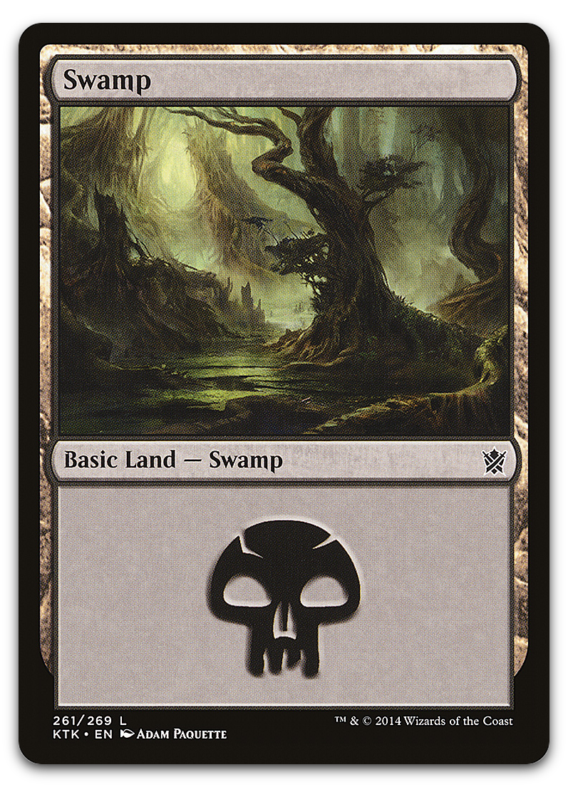 Swamp (261) (Khans of Tarkir)