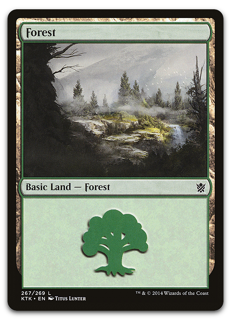 Forest (267) (Khans of Tarkir)