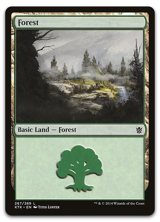 Forest (267) (Khans of Tarkir)