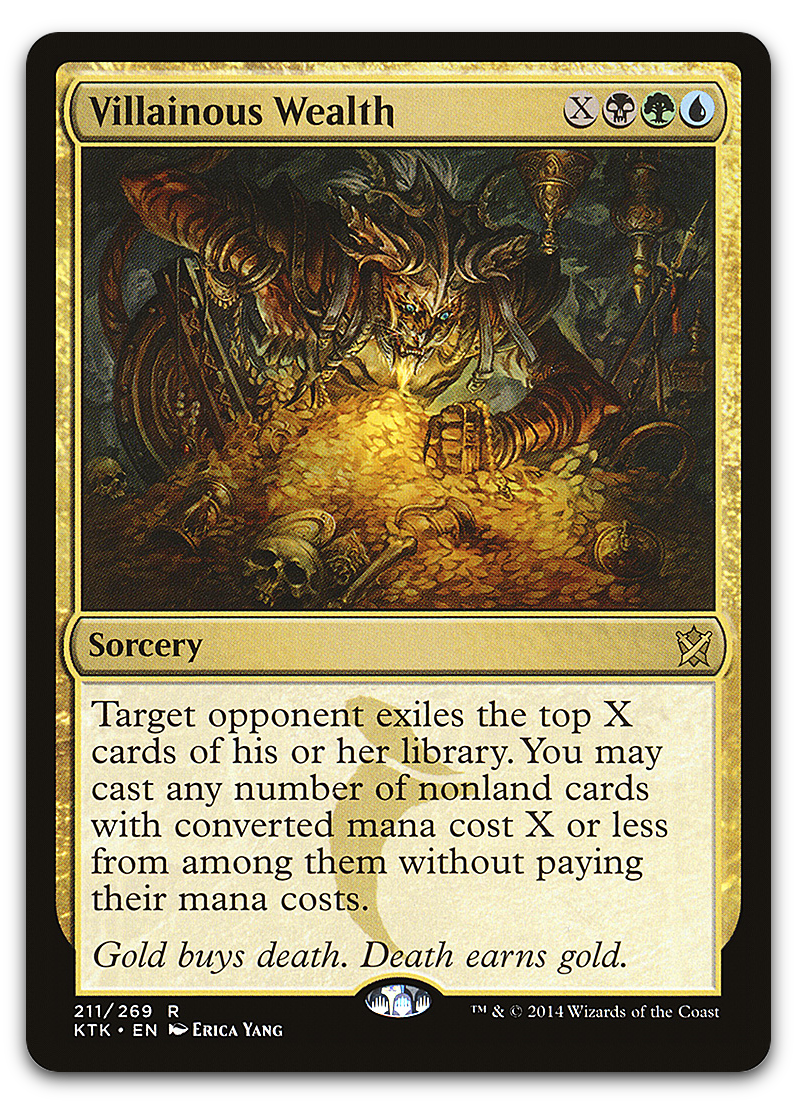 Villainous Wealth (Khans of Tarkir)