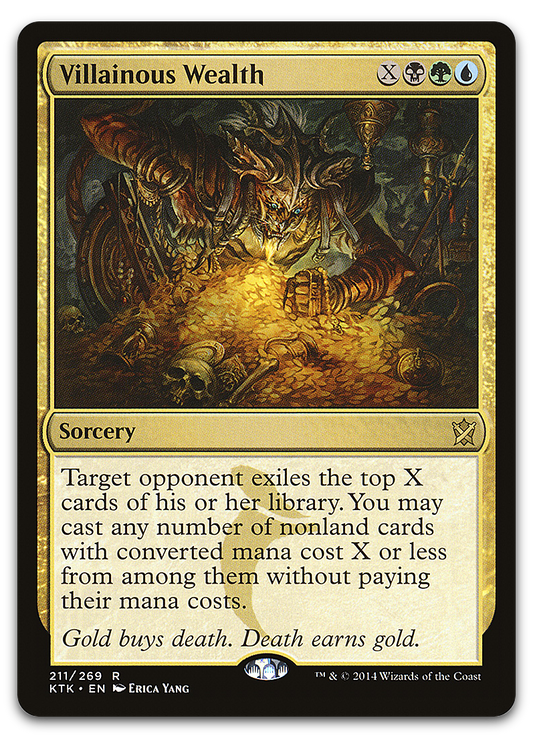 Villainous Wealth (Khans of Tarkir)
