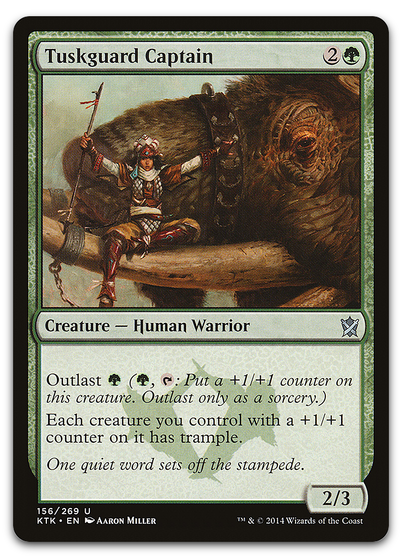 Tuskguard Captain (Khans of Tarkir)