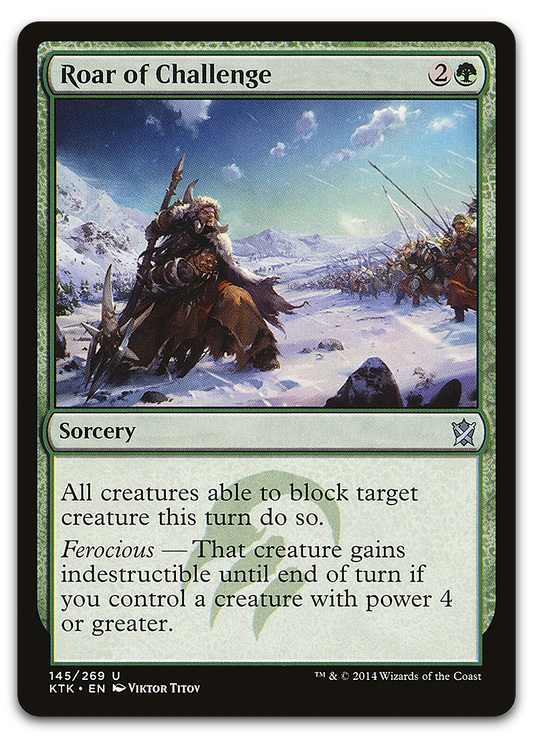 Roar of Challenge (Khans of Tarkir)