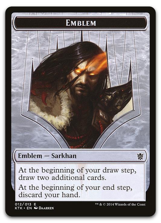 Emblem - Sarkhan, the Dragonspeaker (Khans of Tarkir)