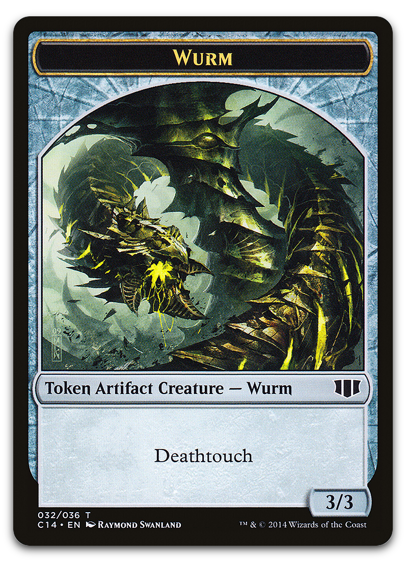 Wurm (032) // Goat Double-sided Token (Commander 2014)