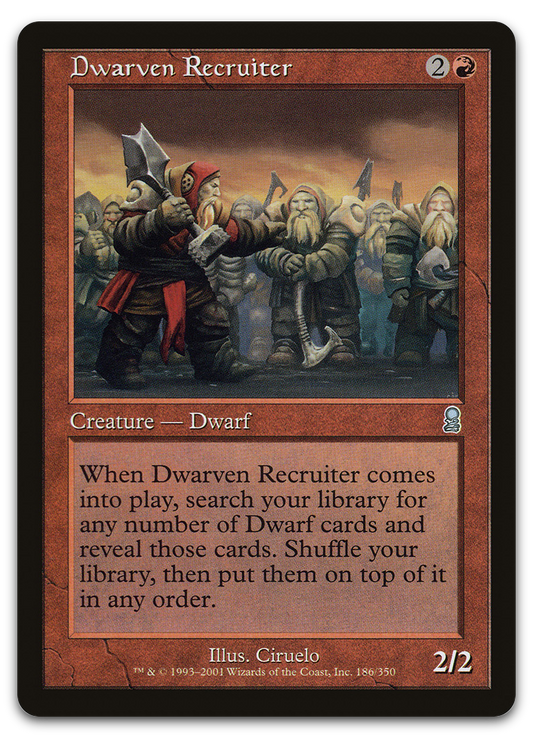 Dwarven Recruiter (Odyssey)