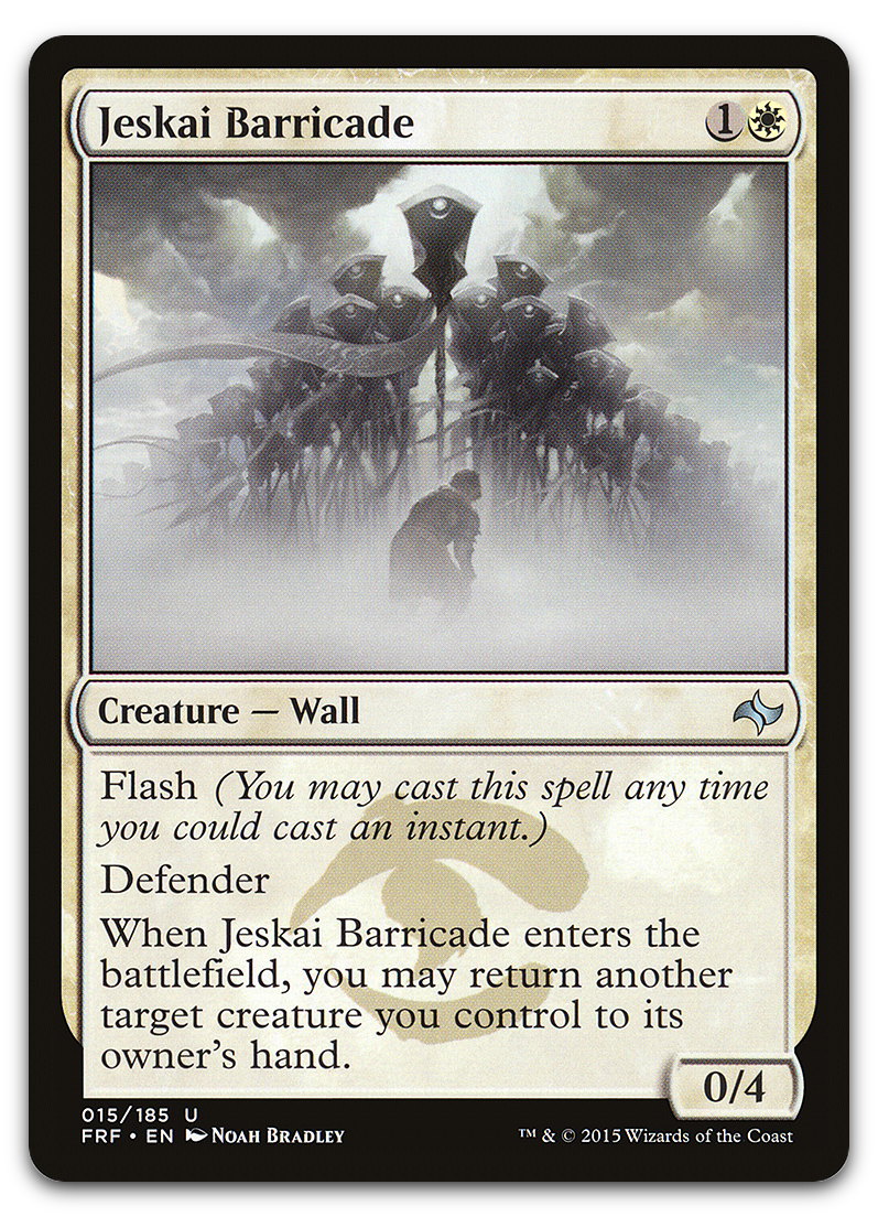 Jeskai Barricade (Fate Reforged)