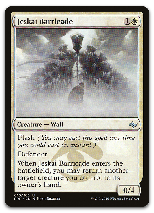 Jeskai Barricade (Fate Reforged)